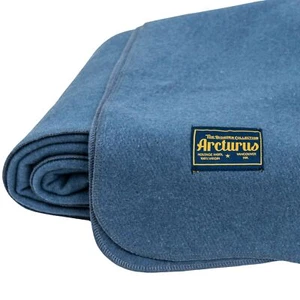 Arcturus Bighorn 100% Virgin Wool Blanket - Queen Size (90" x 96") - 4 Colors - Picture 1 of 15