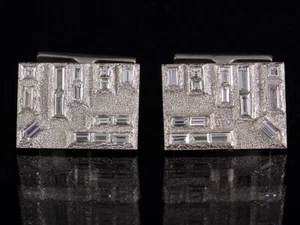 Gemelos de diamante aprox. 2,36ct 19,7g oro blanco 750/- - Imagen 1 de 8