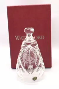 Waterford Irlanda Crystal Bell Holiday Natale inciso 1989 in scatola - Foto 1 di 3