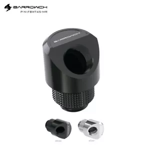 Adaptador giratorio Barrowch FBWT-MR 45 grados conexión de tubo de flexión superficie lisa - Imagen 1 de 9