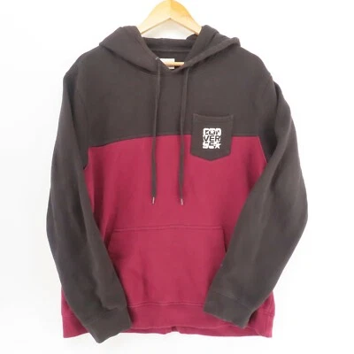 Converse Hoodie Jumper Mens Adult Size Medium Red Black Pullover Casual - image 1 of 4