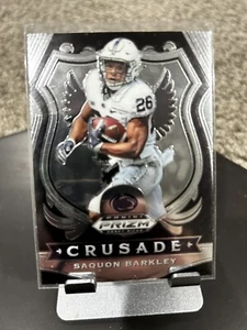 2020 Prizm Draft Picks Saquon Barkley NY Giants CRUSADE #85 Silber - Bild 1 von 2