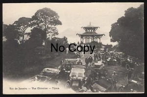 Postal Río de Janeiro vue chinoise vista china Tijuca automóviles coches - Imagen 1 de 2