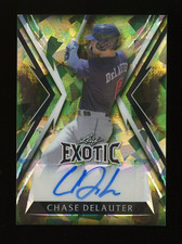 2023 Leaf Exotic Crystal Chase DeLauter Auto Autograph RC 3/4 Rookie TWINS