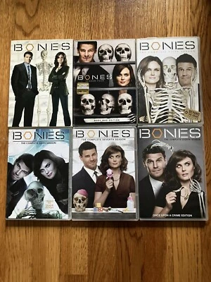 Bones DVD Set Lot Season 1  4 5 6 7 8 Crime TV Pls Read Foto 1 de 4