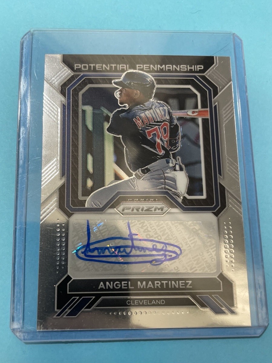 ANGEL MARTINEZ PANINI PRIZM auto 自筆 MLB Angel Martinez Prizm Auto Mlb | eBay
