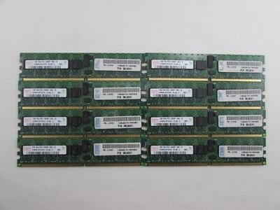 IBM 38L6041 Hynix 8GB 8 x 1GB PC2-5300P DDR2 667 CL5 ECC RDIMM Server Memory Kit - Image 1 of 4