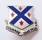 126th Infantry Regiment - Courage Without Fear - US Army - Shield Emblem - Pin