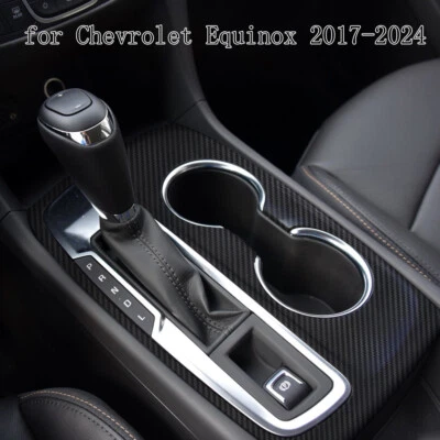 For Chevrolet Equinox 2017-2023 3D Carbon Fiber Pattern Interior DIY Trim Decals Foto 1 de 4