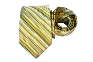 TED BAKER MEN'S TIE GREEN/STRIPED Width: 3.75" Length: 60" - Picture 1 of 3