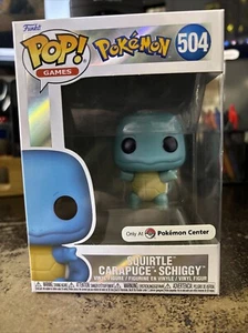 Funko Pop! Pokémon Squirtle Pearlescent Pokemon Center Exclusive w/protector - Picture 1 of 8
