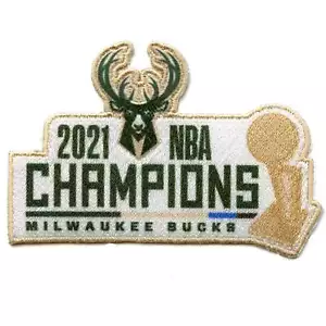 2021 NBA Finals Champions Milwaukee Bucks Aufnäher - Bild 1 von 1