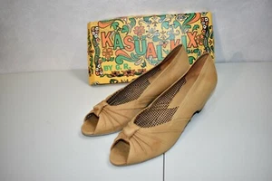 Zapatos Kasual Kix caqui talla 9 vintage para mujer - Imagen 1 de 9