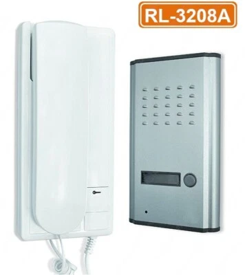 Citofono a 2 fili incasso interni Pulsante apertura cancello porta portone suono - Immagine 1 di 2