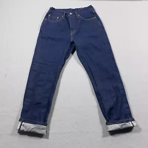 Levis 501 Jeans Mens 28x28 Original 150th Anniversary Redline Selvedge Dark Wash - Picture 1 of 15