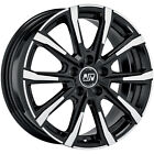 JANTES ROUES MSW MSW 79 POUR SKODA OCTAVIA SCOUT 6.5X16 5X112 GLOSS BLACK F GTS