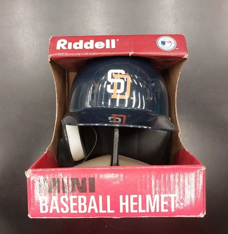 NEW! Riddell Replica Mini Baseball Helmet San Diego Padres 1997 New Sealed Cover