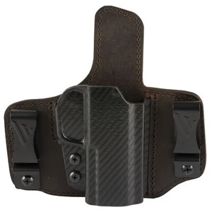 Versacarry Insurgent Deluxe IWB/OWB Holster f/Sig P365 Macro Distressed Leather - Picture 1 of 2
