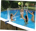  72786 Above-Ground Pool Water Volleyball and Badminton Pool Game with Bracket 