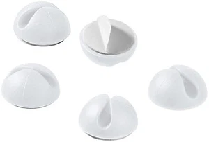 Gestion des Câbles (Blanc) pour Support de Bureau #e072 - Photo 1/2