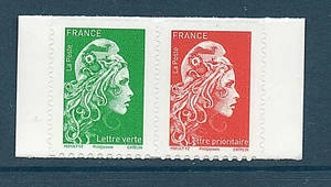 PAAR AA P1653 NEU XX MARIANNE D'YZ L'ENGAGEE - SELBSTKLEBEND STEHEND - SEHR GUTER ZUSTAND - Bild 1 von 1