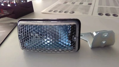 Faro fanale luce retronebbia retromarcia nebbia bianco rettangolare - Immagine 1 di 4