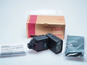 Sigma EF-500ST Electronic Flash Boxed with Pouch + Instructions. Canon Fit. - Picture 1 of 5