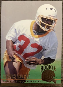 Fleer Ultra Rookie NFL Trading Card - #306 Errict Rhett - TAMPA BAY BUCCANEERS - Picture 1 of 2