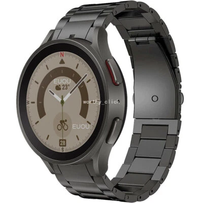 Pulseira de metal titânio para Samsung Galaxy Watch 4/4/5/6/7 Classic/Watch 5 Pro - Imagem 1 de 4