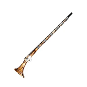Gewehr Marokkanisches Berbergewehr Handarbeit graviert Holzgewehr mit exquisitem Silber - Bild 1 von 7