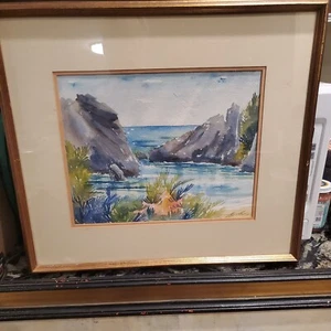 Joan Forbes Signed Water Color Bermuda, Print - Picture 1 of 6