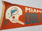 1967 NFL MIAMI DOLPHINS 30&quot; Pennant One Bar DON SHULA BOB GRIESE