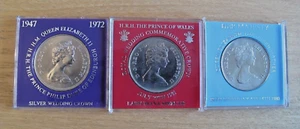 3 x Elizabeth Commemorative Crowns - Picture 1 of 2