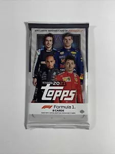 1x 2021 Topps Fórmula 1 F1 paquete de pasatiempos sellado de fábrica de caja - papel insignia - Imagen 1 de 2