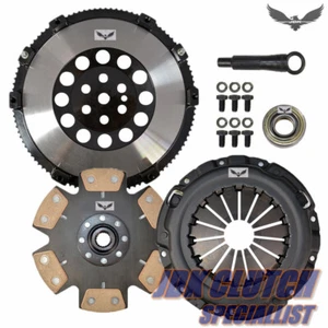 JDK STAGE 4 CLUTCH KIT & LITE-FLYWHEEL for 90 91 GALANT VR-4 AWD *6 BOLT CRANK - Picture 1 of 5