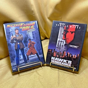 Snake Eater 2 The Drug Buster 1989 + Hawk’s Vengeance 1997 DVD - Imagen 1 de 9
