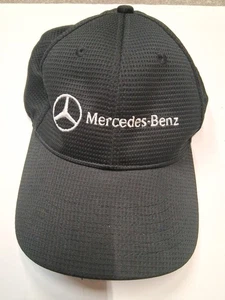 Mercedes Benz Baseball Cap schwarz weiß Logo verstellbarer Strapback bestickt Mütze - Bild 1 von 14