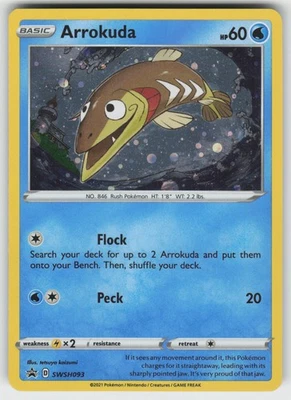 Arrokuda Promo SWSH: Sword & Shield Promo Cards SWSH093 Pokemon - Image 1 of 2