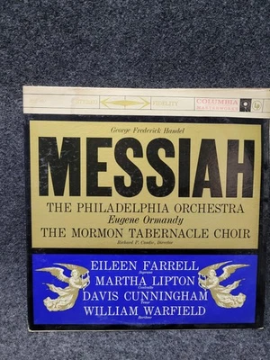 Vintage Handel Messiah 2xLP Vinyl Philadelphia Orchestra Mormon Choir Columbia M - Image 1 of 4