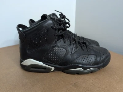 Nike Air Jordan Retro VI Negro Gato 384665-020 3M Talla 5.5Y Niños Foto 1 de 4