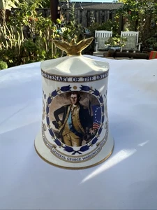 VTG Aynsley U.S. Bicentennial 1776 - 1976 Commemorative Bell Bone China England - Picture 1 of 6