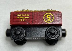 Sodor Mining Gold Car Thomas the Train Tank Engine WOODEN Railway Friends - Picture 1 of 2
