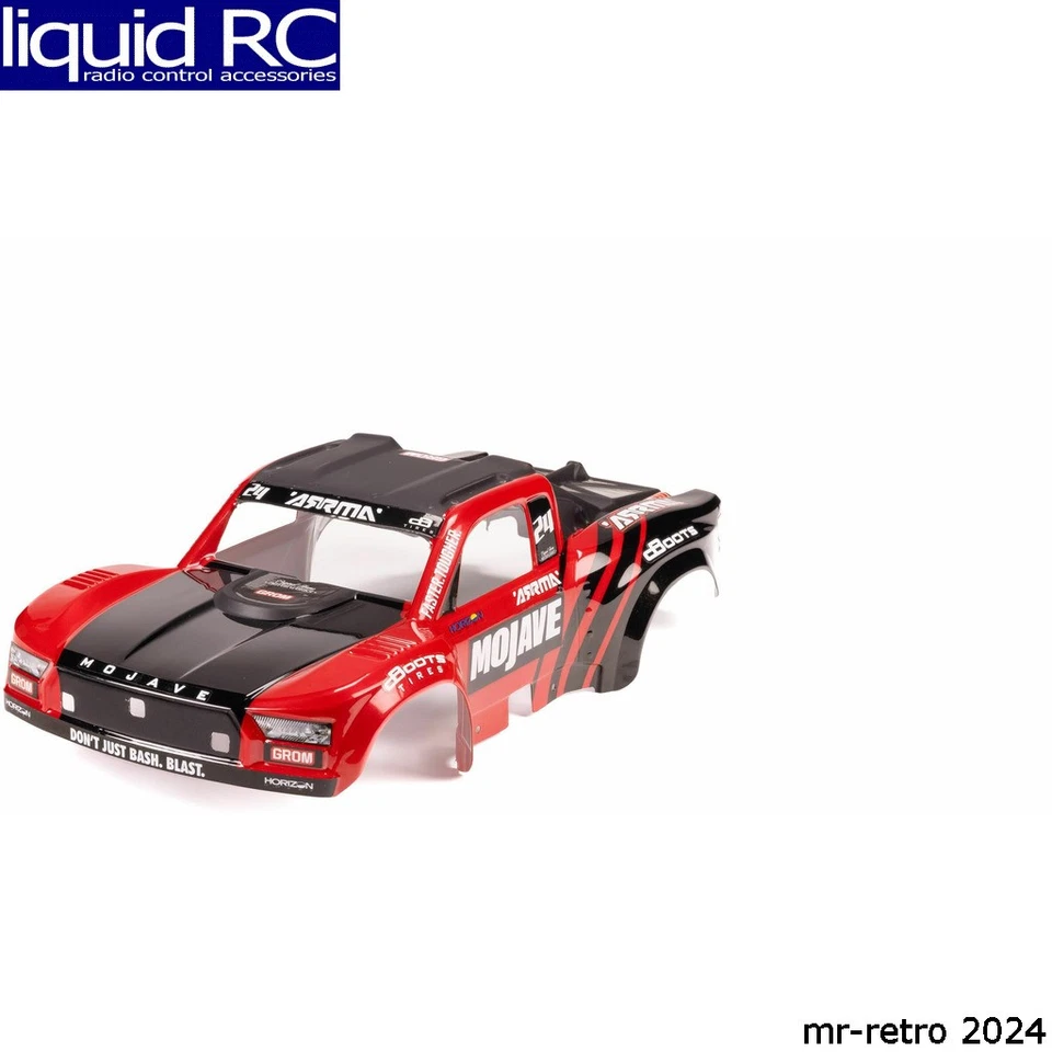 Arrma 412008 MOJAVE GROM Body Red/Black - Image 1 of 1