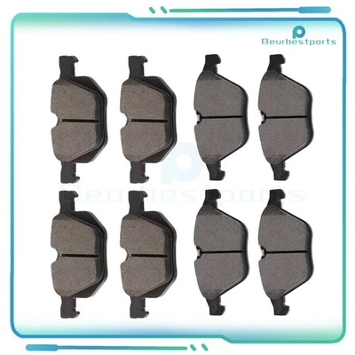 Front And Rear Brake Ceramic Pads For 2009-2010 BMW 528i xDrive 2008 BMW 535xi - Image 1 of 4