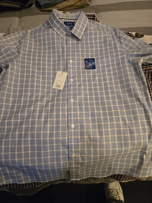 Camisa de vestir para hombre Apt.9 pequeña ajuste regular, Premier Flex, manga larga Foto 1 de 3
