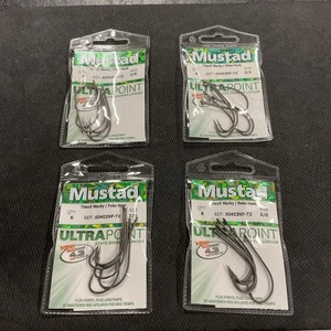 Ganchos 4pks Mustad TitanX Wacky/Neko Ref. 60403NP-TX Talla 2/0 “Ahorra” - Imagen 1 de 3