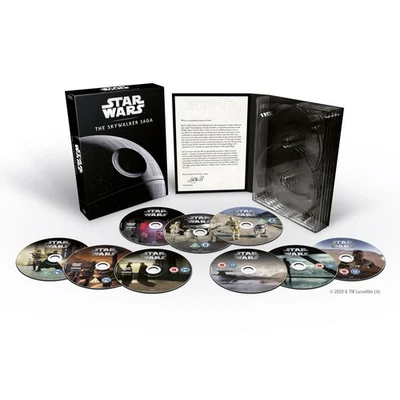 Star Wars: The Skywalker Saga (DVD) Christopher Lee Oscar Isaac John Boyega - Image 1 of 2