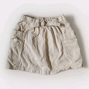 100% Cotton Old Navy Toddler Girls Size 5T Khaki Tan Skirt Classic Spring Summer - Picture 1 of 5