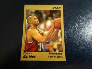 Charles Barkley 76ers 1991 Star Company Tan #5 Career Stats WOW SCARCE - Picture 1 of 2