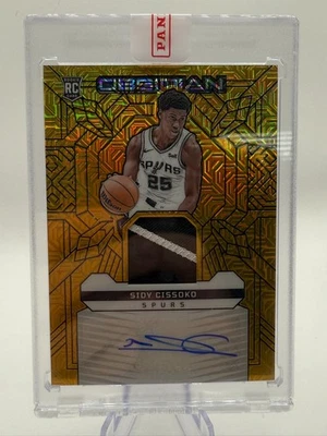 2023-24 Panini Obsidian Sidy Cissoko Rookie Auto RPA Electric Etch Gold /10 - Image 1 of 2